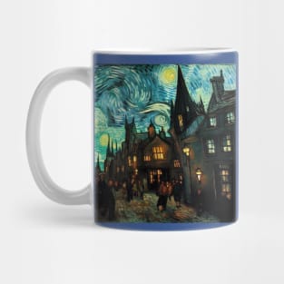 Starry Night in Diagon Alley Mug